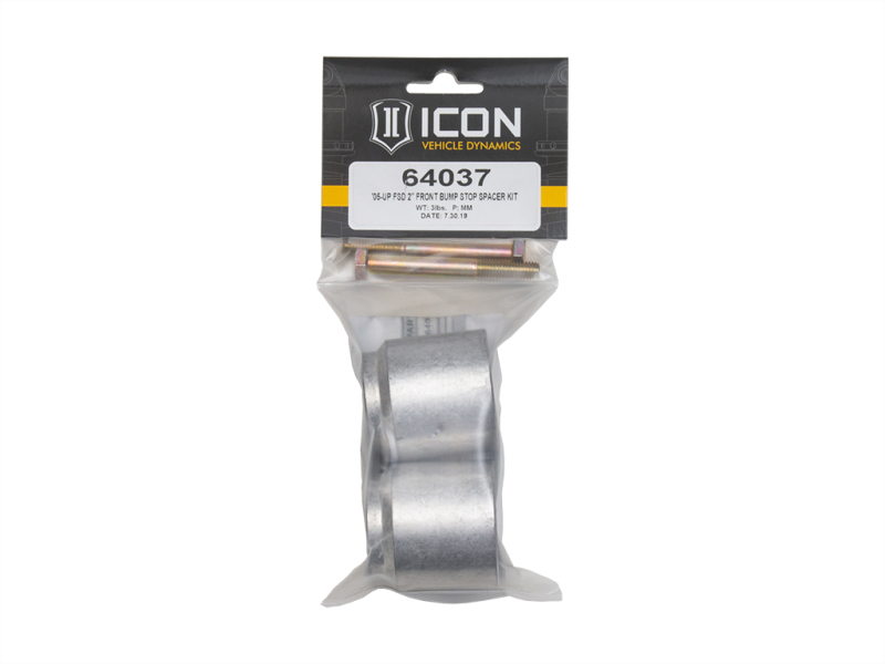 ICON 64037 2005+ Ford F-250/F-350 2in Front Bump Stop Spacer Kit