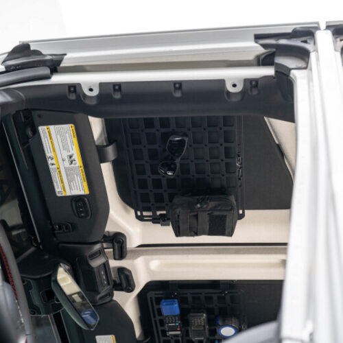 DV8 Offroad 2018-2025 Jeep Wrangler JL Roof Mount for 15In x 12In Molle Panel - Image 6
