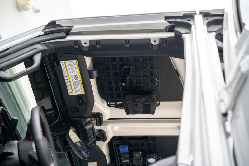 DV8 Offroad 2018-2025 Jeep Wrangler JL Roof Mount for 15In x 12In Molle Panel - Image 6