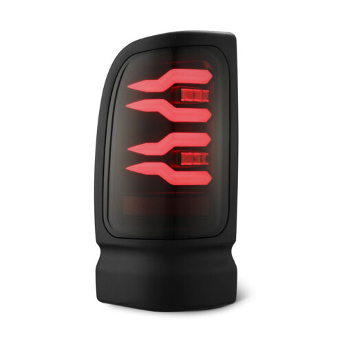 AlphaRex 94-01 Dodge Ram 1500/2500/3500 LUXX-Series LED Tail Lights - Black - Image 3