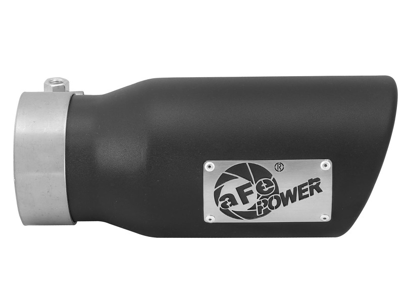 aFe Power MACHForce XP 3in Inlet x 4in Outlet x 9in Length Clamp-On Black Tip - Image 4