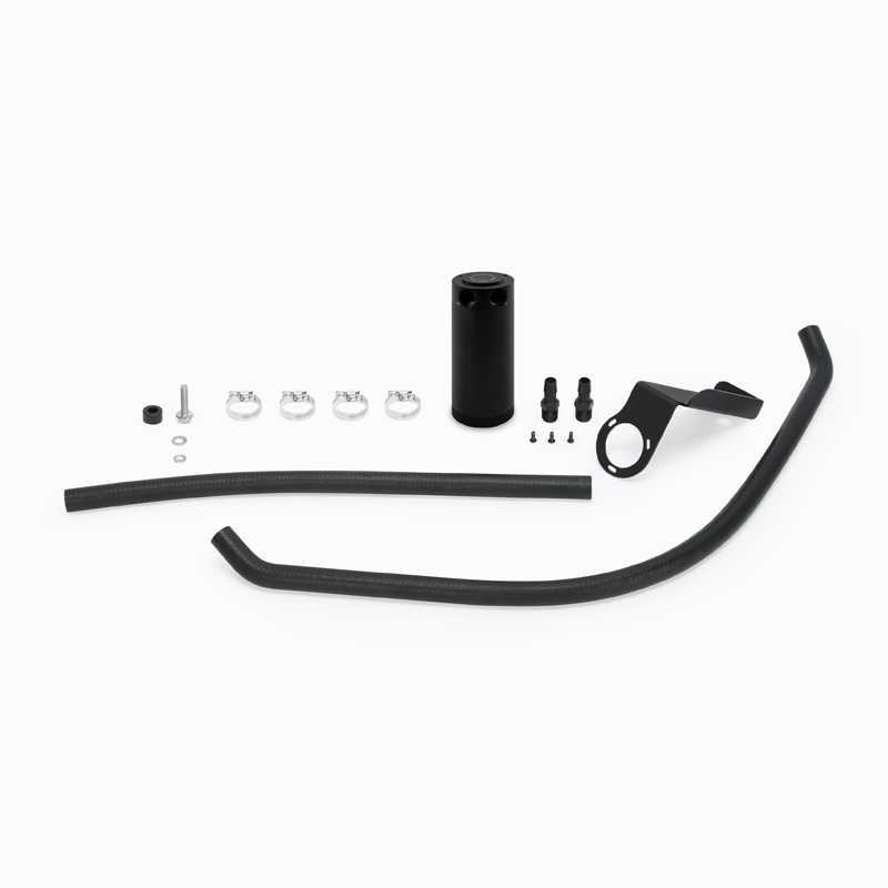 Mishimoto Baffled Oil Catch Can Kit - Black for 2009+ Dodge Ram 5.7L