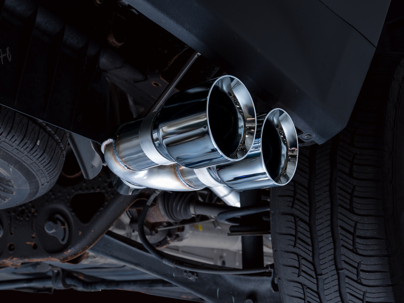 AWE Tuning 2021+ GMC Tahoe/Yukon 5.3L 0FG Side Exit Catback Exhaust - Chrome Silver Tips - Image 3
