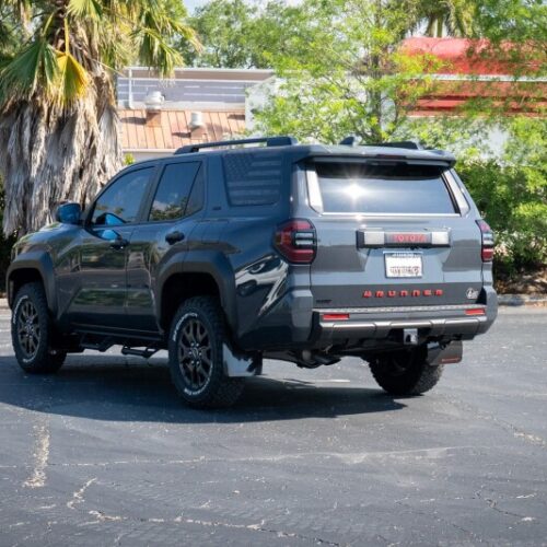 Rally Armor 25-26 Toyota 4Runner Black UR Mud Flap w/ Metallic Black Logo - Image 9