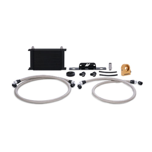 Mishimoto Oil Cooler Kit - Black for 10-15 Chevrolet Camaro SS Thermostatic