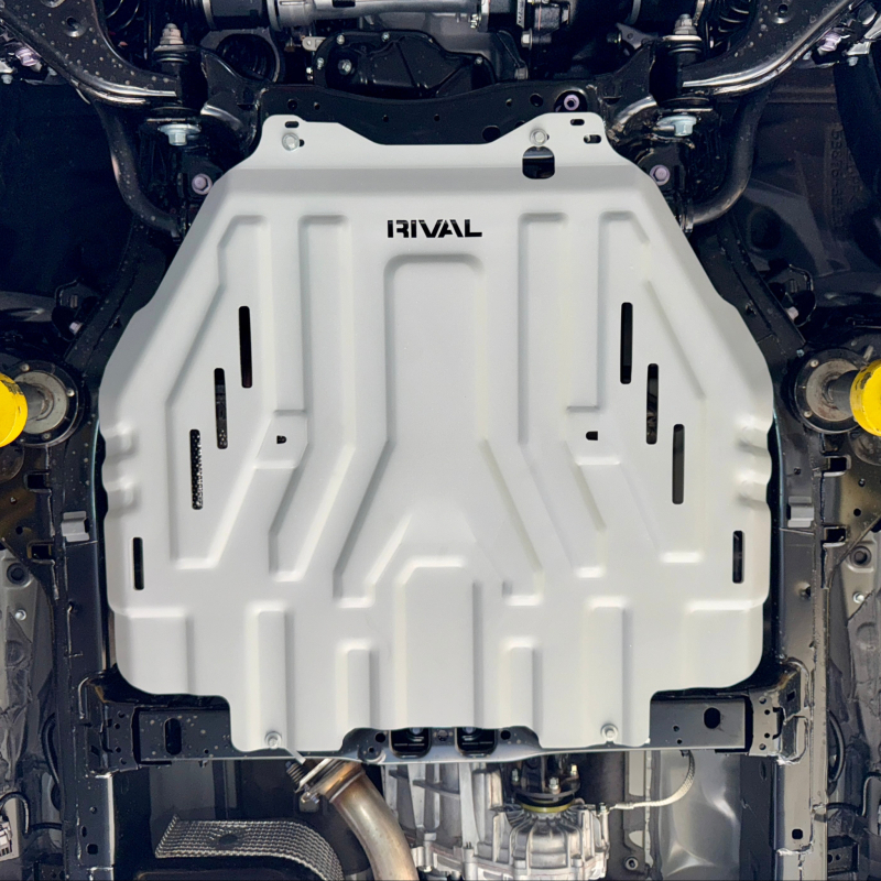 Rival 24-26 Toyota Tacoma i-Force Max Hybrid Aluminum Transmission Catalytic Converter Skid Plate - Image 5