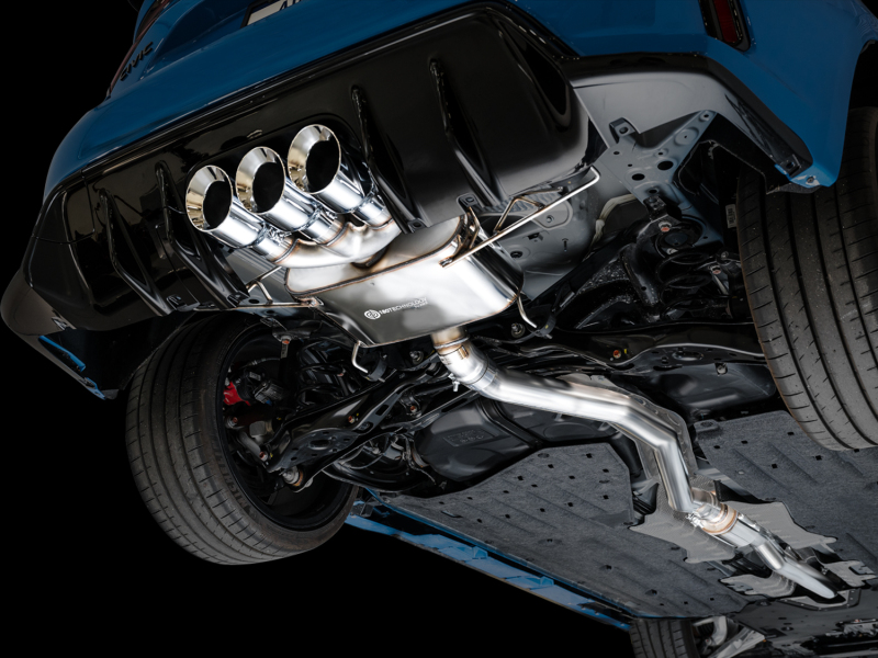 AWE Tuning Touring Edition Exhaust w/ Triple Chrome Silver Tips for 2023 Honda Civic Type R FL5 - Image 6