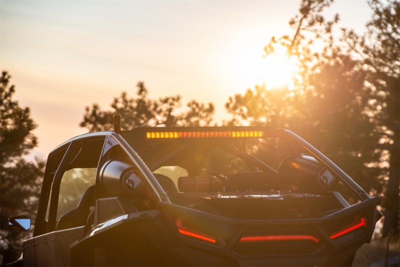 Rigid Industries 28in Chase Light Bar Universal - Rear Facing 27 Mode 5 Color LED Light Bar - Image 7
