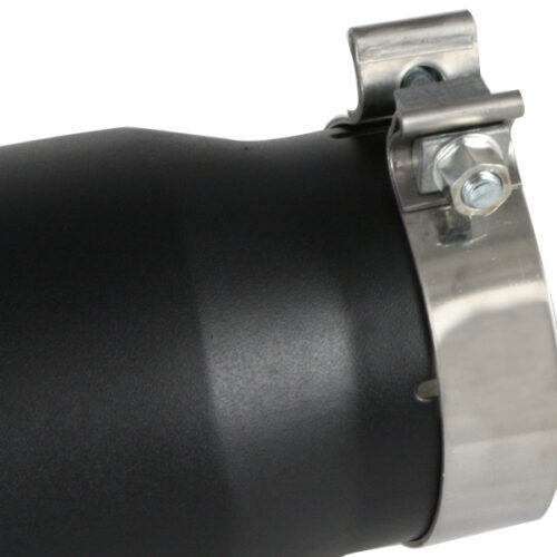 aFe Power Diesel Exhaust Tip Black- 4 in In x 5 out X 12 in Long Bolt On (Right) - Image 5
