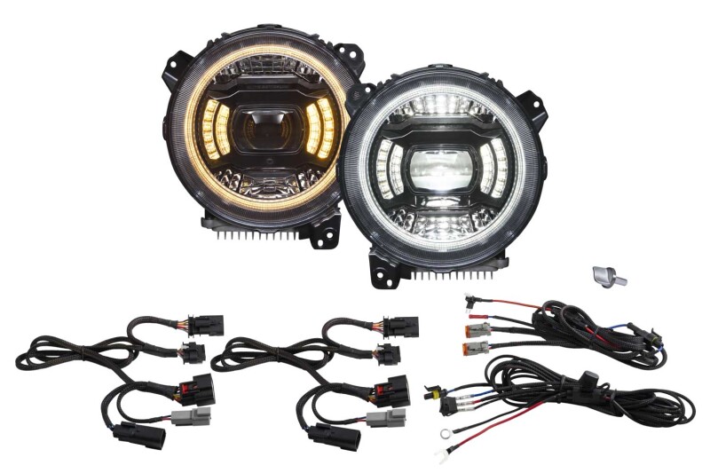 Diode Dynamics 18-23 Jeep JL Wrangler Elite Max LED Headlamps - Image 9
