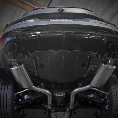 aFe Power Takeda 14-22 Lexus IS350 V6 2.5in. 304 Stainless Steel Axle-Back Exhaust System w/ Black Tip - Image 8