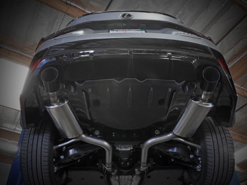 aFe Power Takeda 14-22 Lexus IS350 V6 2.5in. 304 Stainless Steel Axle-Back Exhaust System w/ Black Tip - Image 8