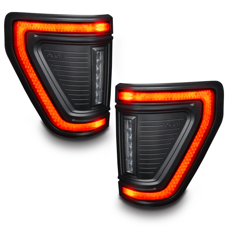 Oracle Lighting 21-24 Ford F-150 (Black Series) Flush Style LED Tail Lights - Image 3