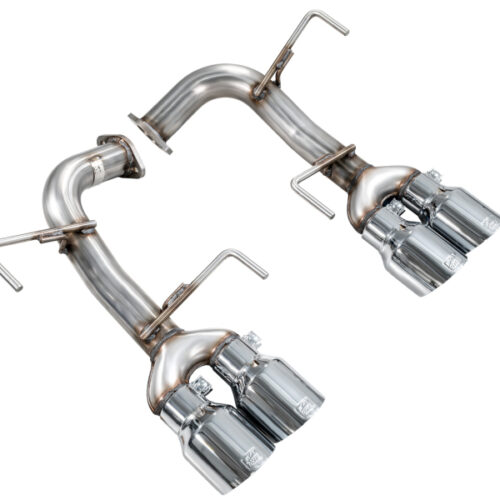 AWE Tuning Track Edition Axle-Back Exhaust - Chrome Silver Tips for 22-25 Subaru VB WRX - Image 4