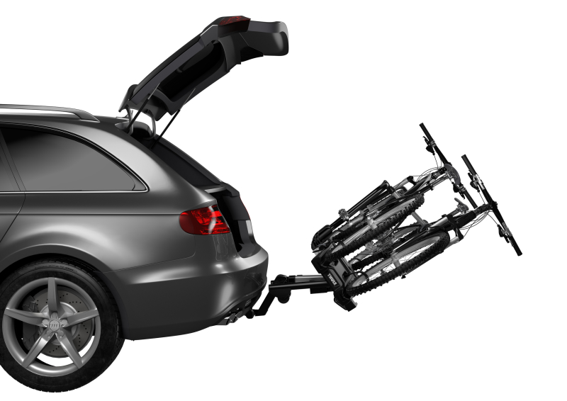Thule EasyFold XT 2 - Fully Foldable Platform Hitch Bike Rack (Up to 2 Bikes) - Black/Silver - Image 8