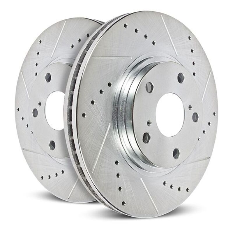 Power Stop 22-23 Hyundai Elantra N Front Drilled & Slotted Rotor (Pair)