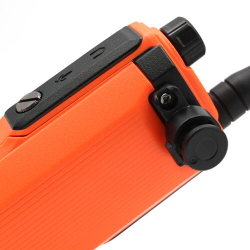 Rugged Radios Waterproof GMRS Handheld Radio with NOAA Alerts - FM Radio - Safety Orange - Image 3