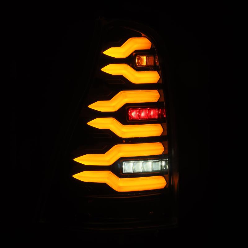 AlphaRex 03-09 Toyota 4Runner LUXX-Series LED Tail Lights- Black - Image 9