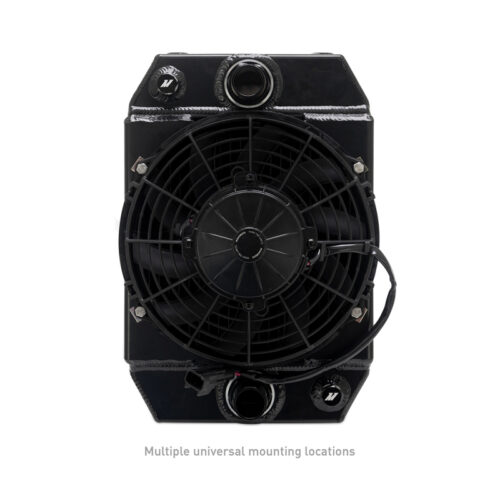 Mishimoto Universal Drag Race Performance Aluminum Radiator - Black - Image 8