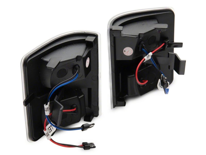 Raxiom for 2011-2016 Ford F-250/F-350 Super Duty Axial Series LED Switchback Side Mirror Marker Lamps- Clear - Image 3