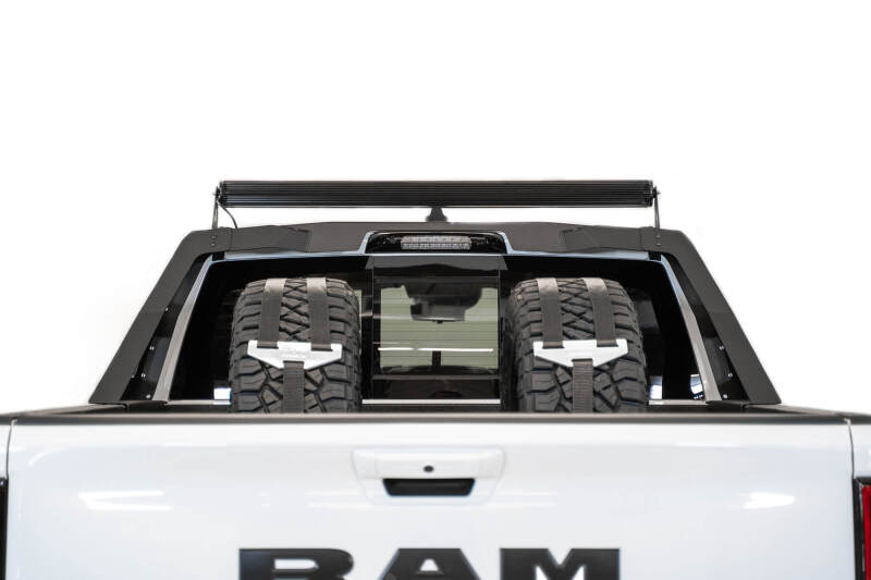 Addictive Desert Designs for 2021 Dodge Ram 1500 TRX Stealth Fighter Chase Rack - Hammer Black - Image 9