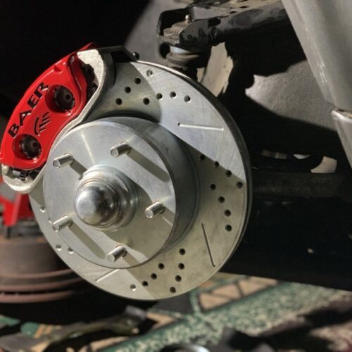 Baer Brakes 78-88 GM Malibu/El Camino/Monte Carlo/Regal 11in Classic Series Front Brake Kit - Red - Image 5