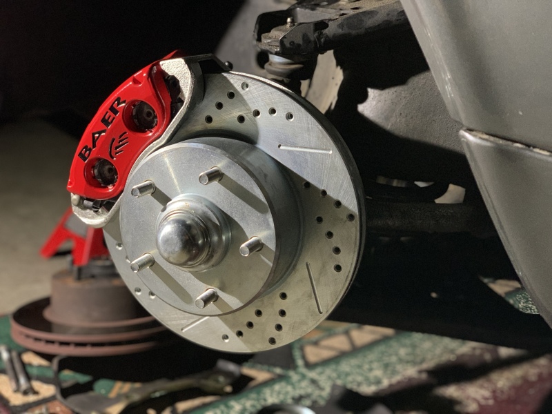 Baer Brakes 78-88 GM Malibu/El Camino/Monte Carlo/Regal 11in Classic Series Front Brake Kit - Red - Image 5