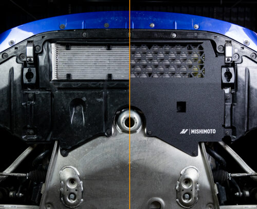 Alternative view of Mishimoto Skid Plate Engine - Wrinkle Black for 2021+ BMW G80/G82/G87 M2/M3/M4