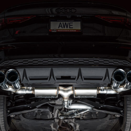 AWE Tuning Touring Edition Exhaust - Chrome Silver Tips for 22-24 Audi 8Y S3 - Image 8