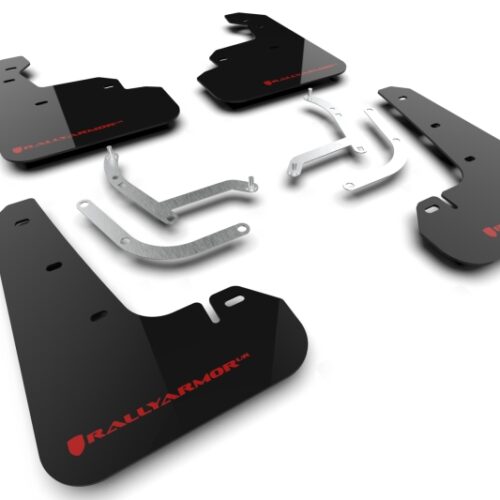 Rally Armor 24-26 Subaru Impreza Black UR Mud Flap w/ Red Logo