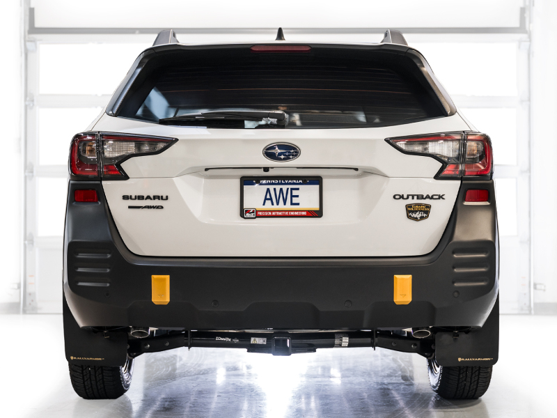 AWE Tuning Cat-Back Exhaust w/Dual BashGuards for 20-25 Subaru Outback (Wilderness & XT) 0FG - Image 5