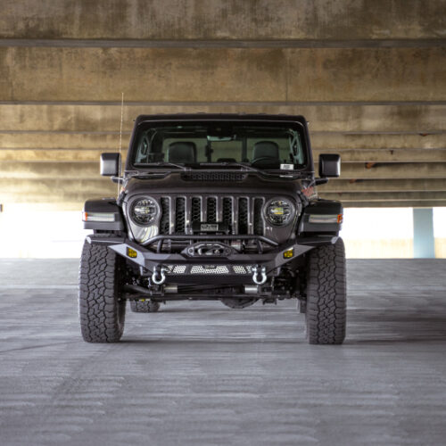 DV8 Offroad FBJL-12 07-18 Jeep Wrangler JK / 18-23 Wrangler JL / 20-23 Gladiator JT MTO Series Front Bumper - Image 10