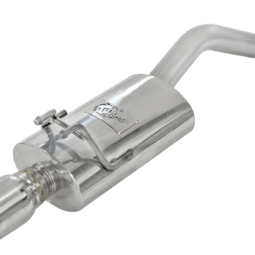 aFe Power Takeda Exhaust 2.5in Dia 304SS Axle-Back w/Polished Tip 06-11 Honda Civic EX Sedan L4 1.8L - Image 3