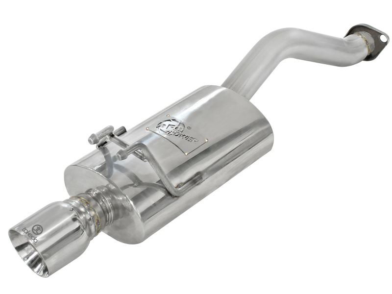 aFe Power Takeda Exhaust 2.5in Dia 304SS Axle-Back w/Polished Tip 06-11 Honda Civic EX Sedan L4 1.8L - Image 3