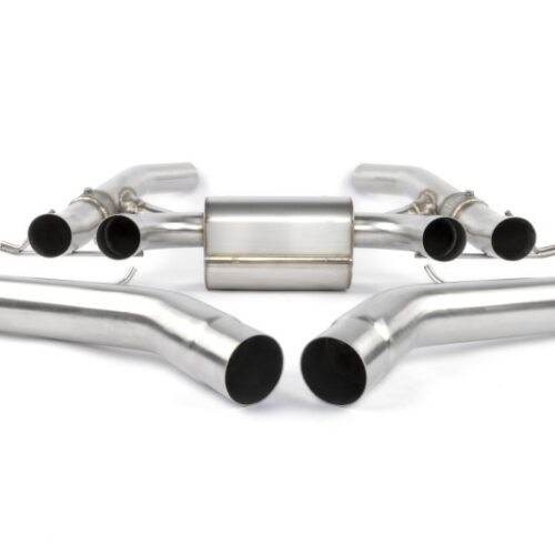 Dinan for 21-27 BMW M3/M4 (G80/G82/G83) Valved Axleback Exhaust System - Black Tips - Image 5