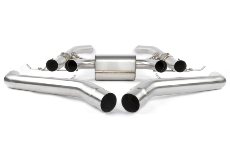 Dinan for 21-27 BMW M3/M4 (G80/G82/G83) Valved Axleback Exhaust System - Black Tips - Image 5