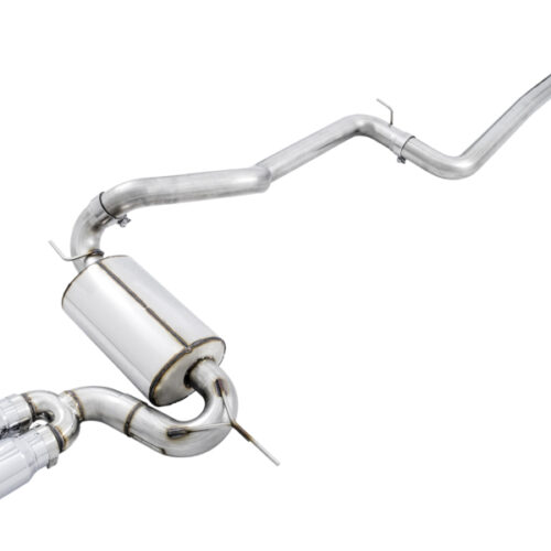 AWE Tuning Touring Edition Cat-Back Exhaust - Non-Resonated - Chrome Silver Tips for Ford Focus ST