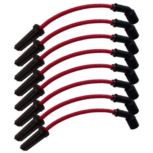 Granatelli 14-23 GM L83 5.3L/L86 6.2L Straight Boot Hi-Perf Coil-Near-Plug Wire Conn Kit - Red