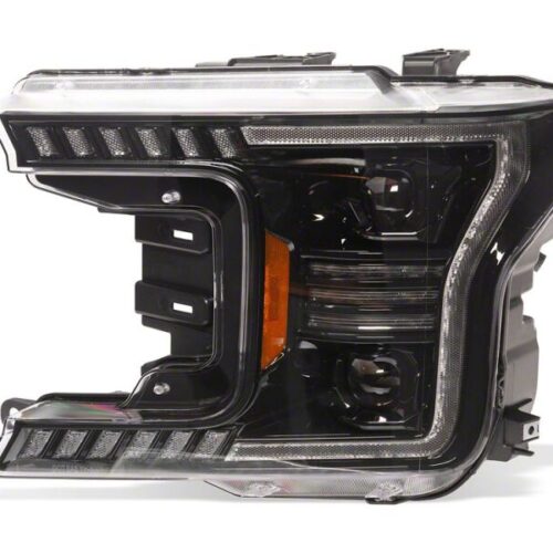 Raxiom for 2018-2020 Ford F-150 LED Halo Surround Headlights with White DRL- Black Housing- Clear Lens - Image 4