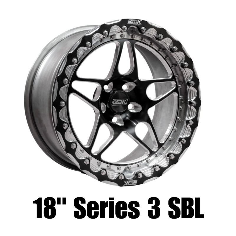 Belak 18x11 / 6.75in BS / 5x112mm BP / High Pad / Series 3 - Single Beadlock Wheel - Image 2