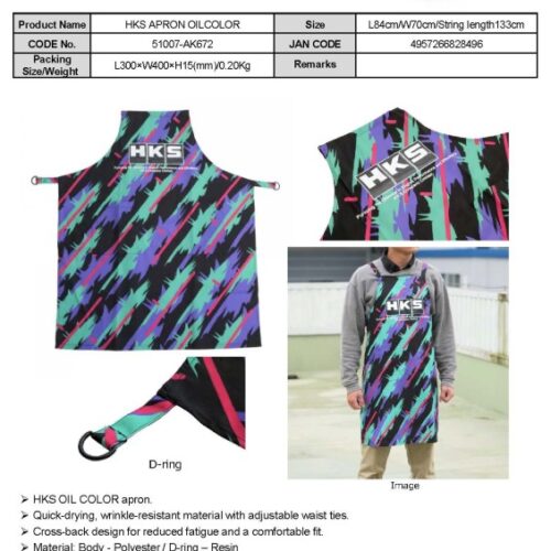 HKS APRON OILCOLOR - Image 4