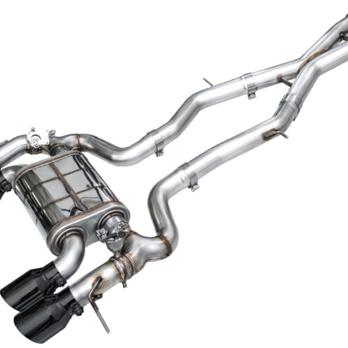 AWE Tuning SwitchPath Edition Exhaust - Diamond Black Tips for 23-24 BMW G87 M2