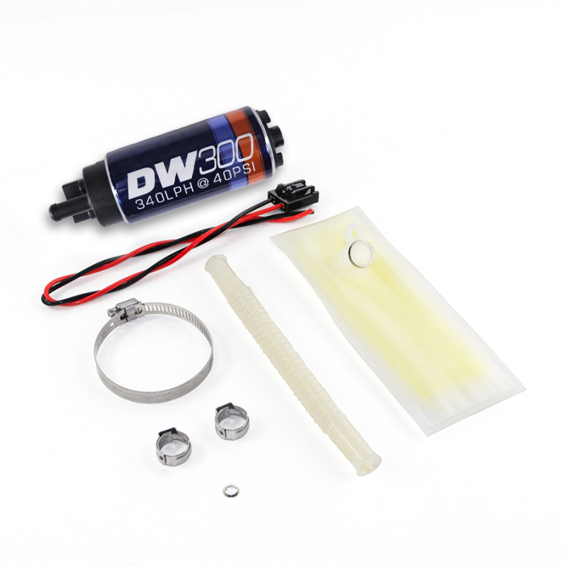 DeatschWerks 92-95 BMW E36 325i DW300 340 LPH In-Tank Fuel Pump w/ Install Kit - Image 3