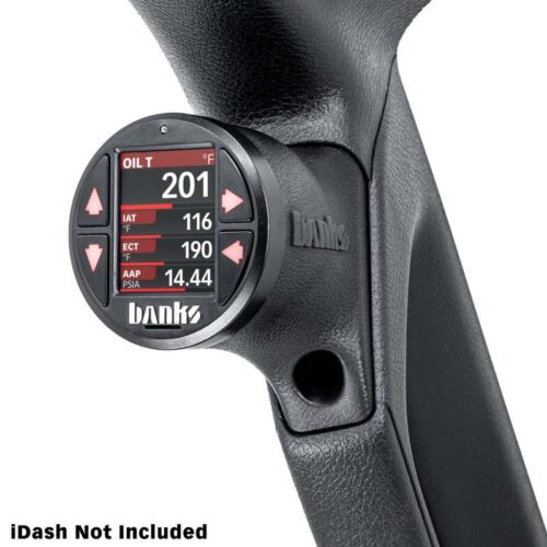 Banks Power 18-23 Jeep Wrangler/Gladiator - iDash Stealth Single Gauge Pod Kit - Image 4