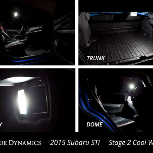 Diode Dynamics 15-19 Subaru WRX Interior Light Kit Stage 2 - Red - Image 3