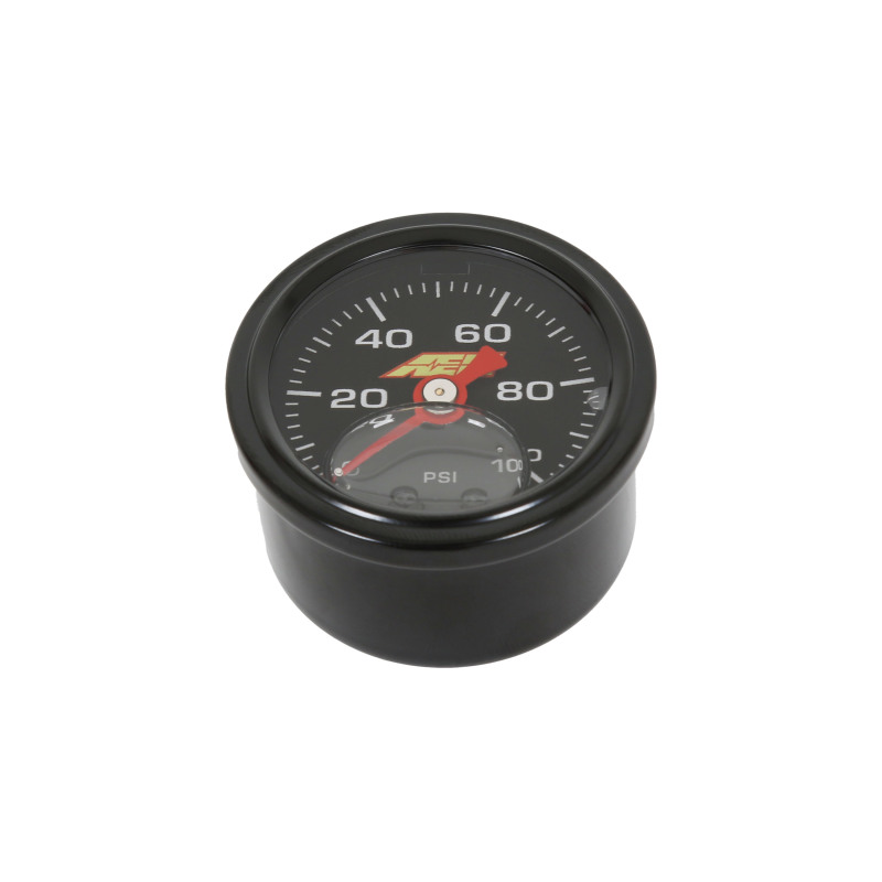 AEM 0-100 PSI Liquid Filled Mechanical Pressure Gauge - 1/8 NPT - Image 6
