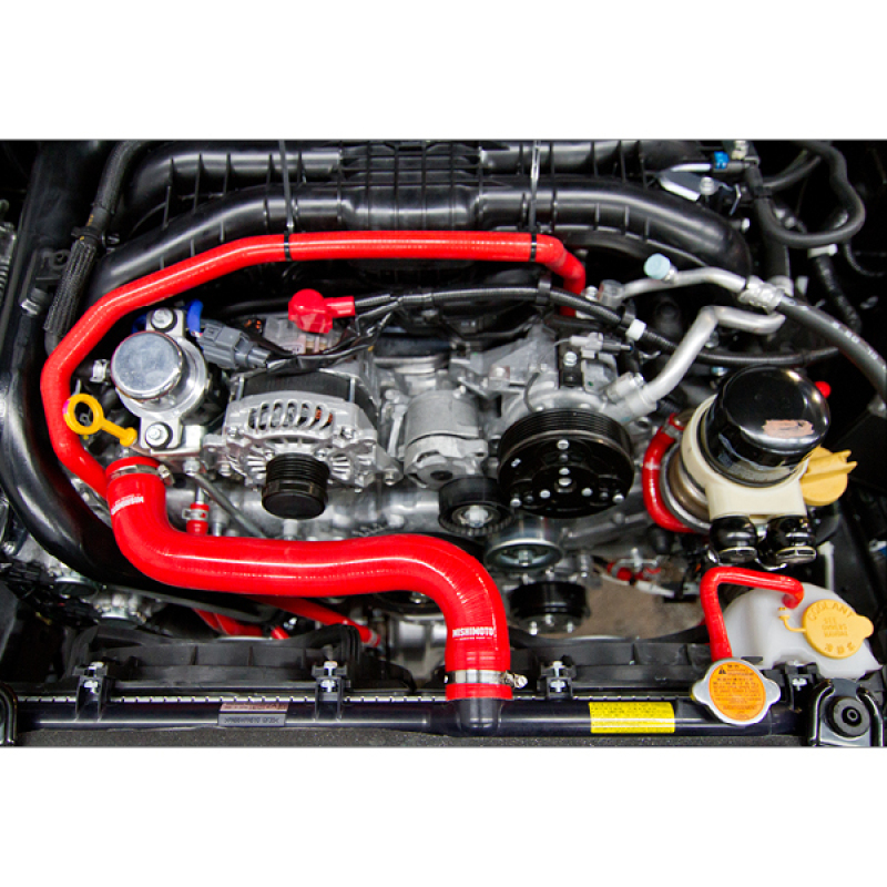 Mishimoto Radiator Coolant Ancillary Hoses Kit for 2015 Subaru WRX Black Silicone - Image 8