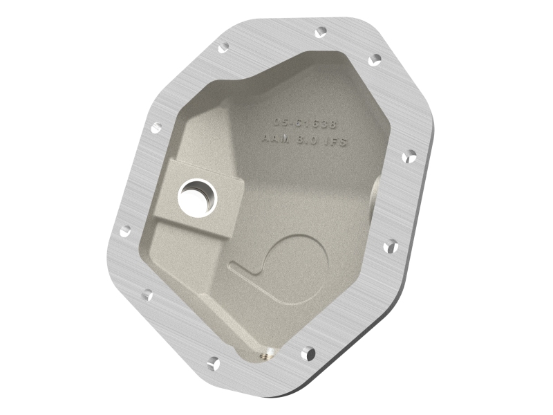 aFe Power 19-25 GM Trucks Front Diff Cover - Black w/ Machined Fins - Image 4