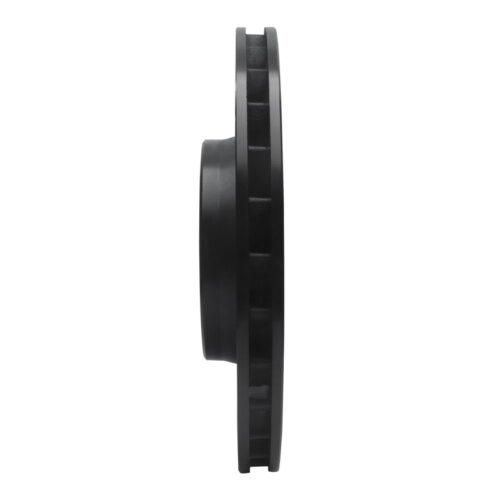 R1 Concepts for 01-06 BMW M3 Right Front Drilled & Slotted Black Brake Rotor - Image 3