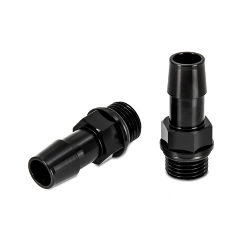 Mishimoto 16X1.5 TO 1/2in. Hose Barb Aluminum Fittings (Pack of 2) - Image 2